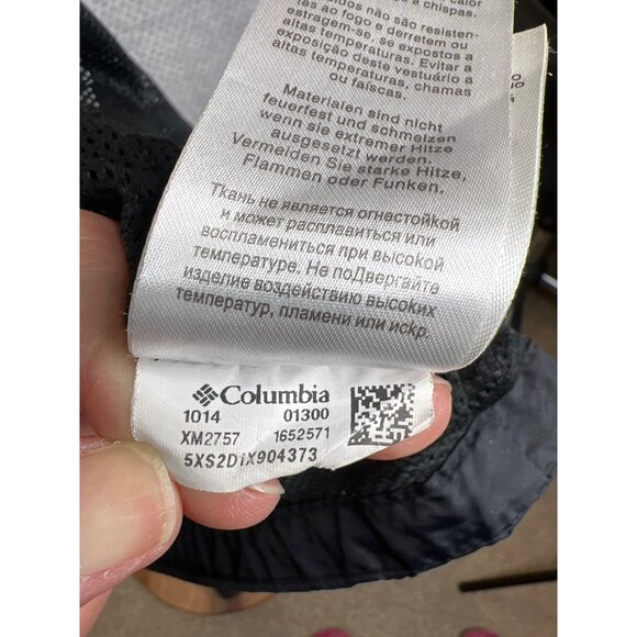 Columbia Mens Watertight Waterproof Rain Jacket Graphite Gray Hooded Lightweight - Picture 15 of 16